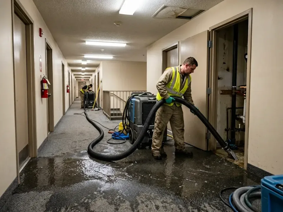 multi-unit-apartment-hallway-f-005 — frequently asked questions, Emergency Burst Pipe Water Extraction & Removal in Philippi…